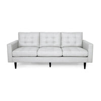 Canapé trois places contemporain en tissu touffeté Adderbury par Christopher Knight Home