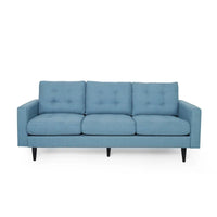 Canapé trois places contemporain en tissu touffeté Adderbury par Christopher Knight Home