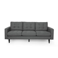 Canapé trois places contemporain en tissu touffeté Adderbury par Christopher Knight Home