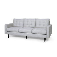 Canapé trois places contemporain en tissu touffeté Adderbury par Christopher Knight Home