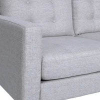 Canapé trois places contemporain en tissu touffeté Adderbury par Christopher Knight Home