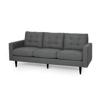 Canapé trois places contemporain en tissu touffeté Adderbury par Christopher Knight Home