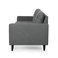 Canapé trois places contemporain en tissu touffeté Adderbury par Christopher Knight Home