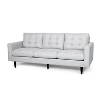 Canapé trois places contemporain en tissu touffeté Adderbury par Christopher Knight Home
