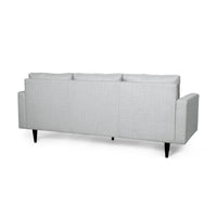 Canapé trois places contemporain en tissu touffeté Adderbury par Christopher Knight Home