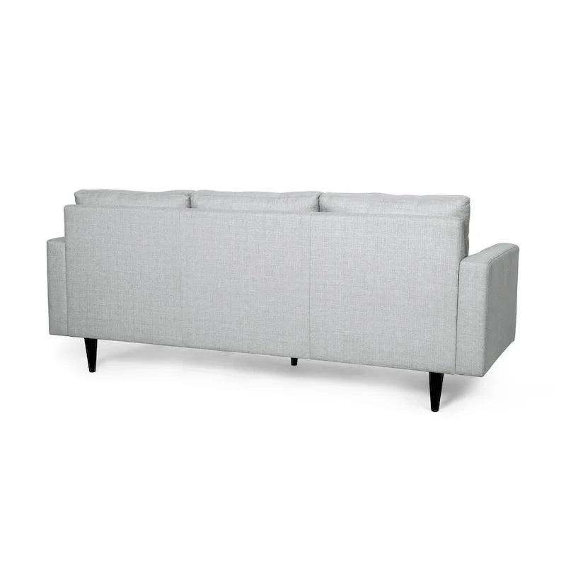 Canapé trois places contemporain en tissu touffeté Adderbury par Christopher Knight Home