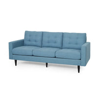 Canapé trois places contemporain en tissu touffeté Adderbury par Christopher Knight Home