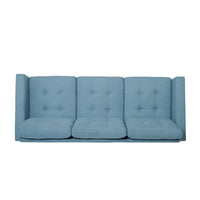 Canapé trois places contemporain en tissu touffeté Adderbury par Christopher Knight Home