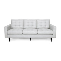 Canapé trois places contemporain en tissu touffeté Adderbury par Christopher Knight Home