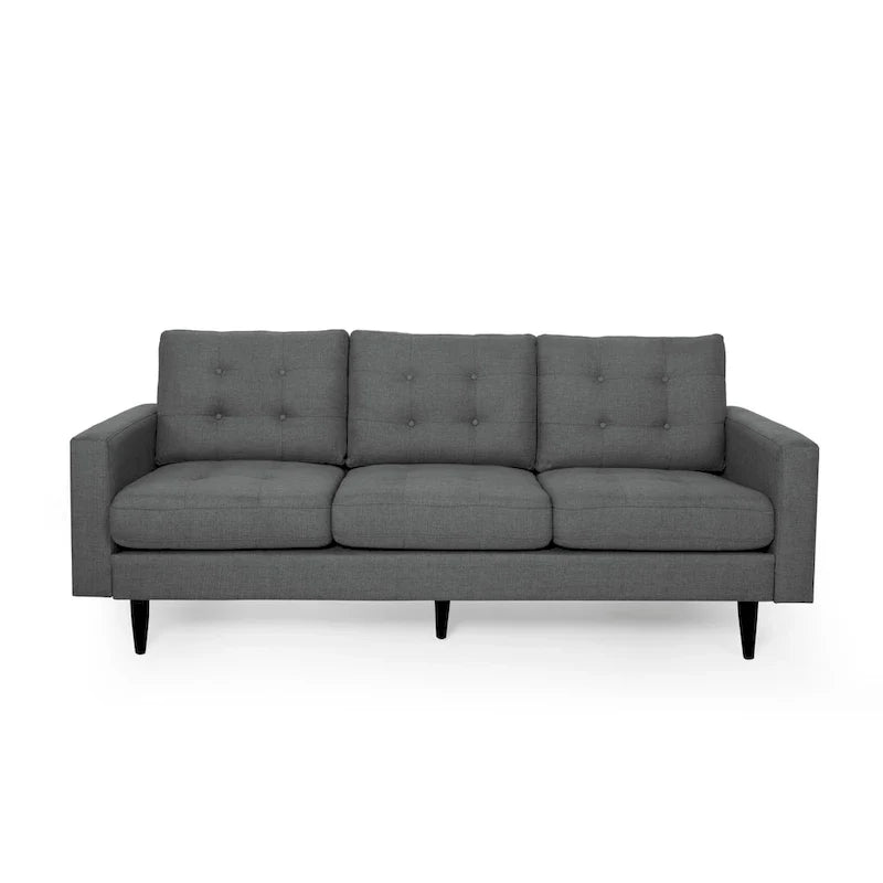 Canapé trois places contemporain en tissu touffeté Adderbury par Christopher Knight Home