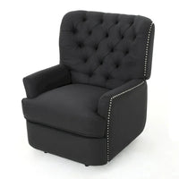 Fauteuil Inclinable Électrique Capitonné en Tissu Salomo par Christopher Knight Home