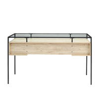 Bureau de travail Middlebrook de 56 pouces avec plateau en verre