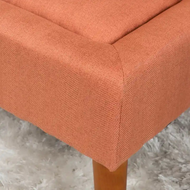 Banc ottoman en tissu tufté Williams par Christopher Knight Home
