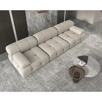Canapé Sectionnel Modulable Réversible en Velours