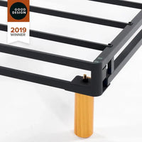 Priage by ZINUS GOOD DESIGN Winner Fondation de matelas métallique grise, lit plateforme 11 pouces