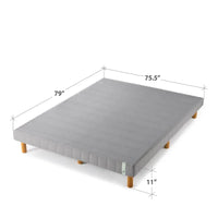 Priage by ZINUS GOOD DESIGN Winner Fondation de matelas métallique grise, lit plateforme 11 pouces