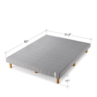 Priage by ZINUS GOOD DESIGN Winner Fondation de matelas métallique grise, lit plateforme 11 pouces
