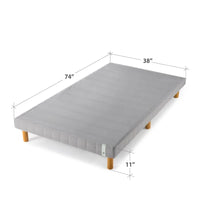 Priage by ZINUS GOOD DESIGN Winner Fondation de matelas métallique grise, lit plateforme 11 pouces