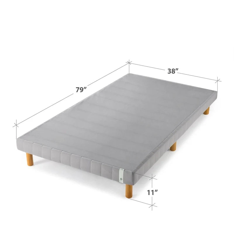 Priage by ZINUS GOOD DESIGN Winner Fondation de matelas métallique grise, lit plateforme 11 pouces