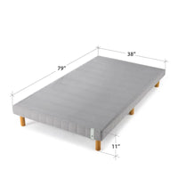 Priage by ZINUS GOOD DESIGN Winner Fondation de matelas métallique grise, lit plateforme 11 pouces