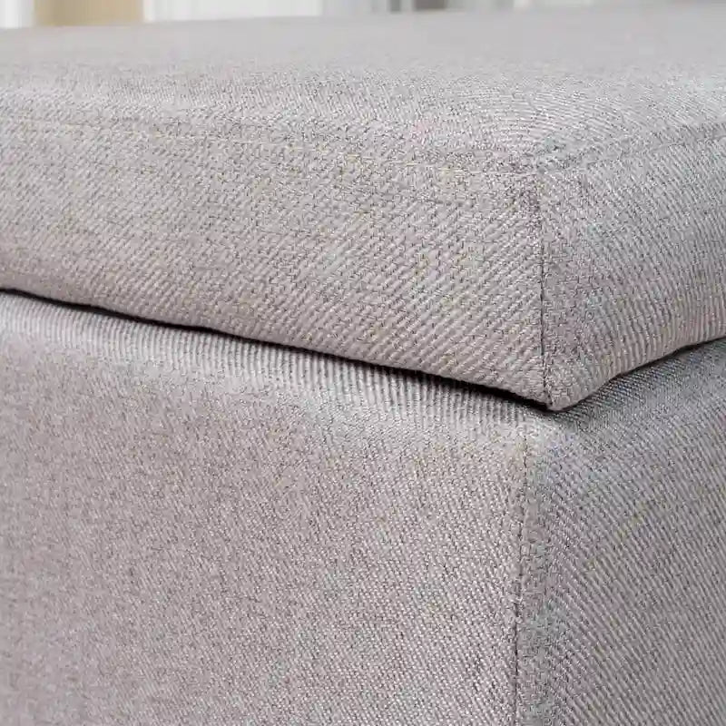 Banc ottoman de rangement en tissu Isra par Christopher Knight Home