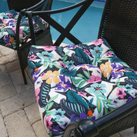 Coussins de chaise de patio extérieur Vera Bradley, 2 pièces, 48x48 cm