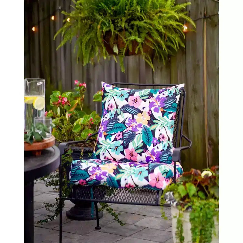 Coussins de chaise de patio extérieur Vera Bradley, 2 pièces, 48x48 cm