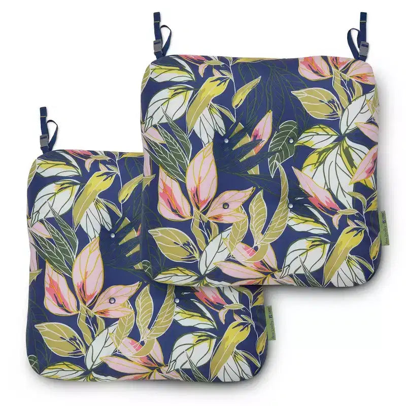 Coussins de chaise de patio extérieur Vera Bradley, 2 pièces, 48x48 cm