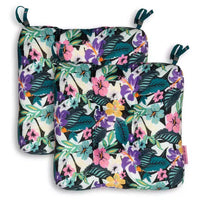 Coussins de chaise de patio extérieur Vera Bradley, 2 pièces, 48x48 cm
