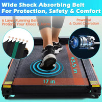 Tapis de course électrique multifonctionnel Ksports pour la maison, entraînement cardio et force avec tapis pour abdominaux, sangle pour sit-ups et inclinaison réglable