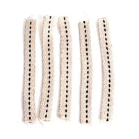 Mèche plate en coton de 1,27 cm de large pour lanternes Feuerhand 276 (lot de 5)