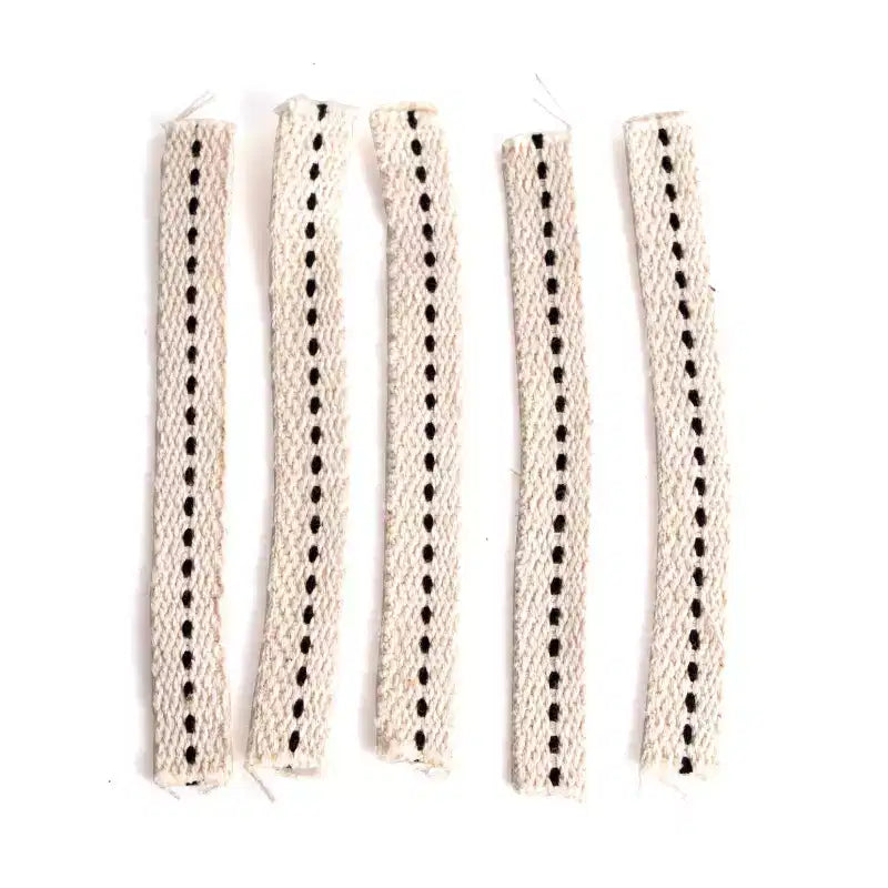 Mèche plate en coton de 1,27 cm de large pour lanternes Feuerhand 276 (lot de 5)
