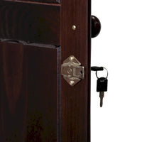 Palace Imports Armoire flexible 100 % bois massif avec poignées en métal ou en bois