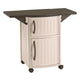 Suncast DCP2000 Table de préparation et de service portative pour patio extérieur avec armoire