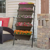 Pure Garden Carrés potagers surélevés rectangulaires en acier, jardinières extérieures
