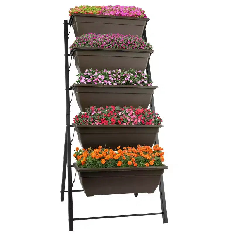 Pure Garden Carrés potagers surélevés rectangulaires en acier, jardinières extérieures
