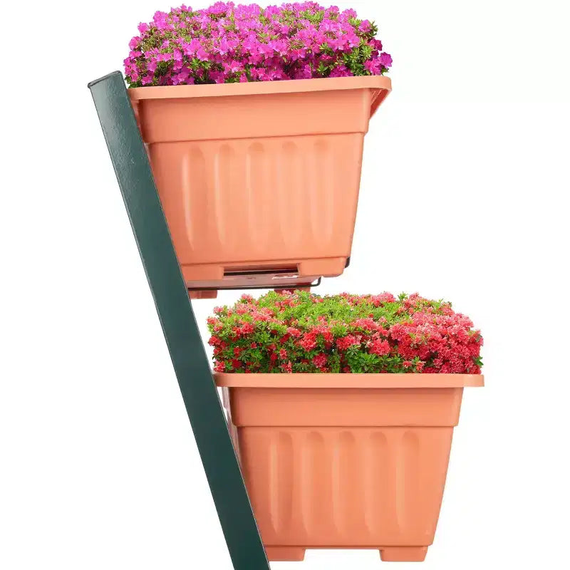Pure Garden Carrés potagers surélevés rectangulaires en acier, jardinières extérieures