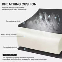 Chaise de bureau inclinable GTRACING en tissu, avec repose-pieds et hauteur réglables