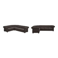 Canapé Sectionnel Chesterfield 6 Places Forme L Gdansk