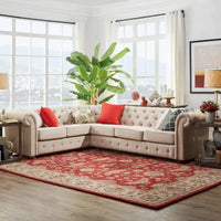 Canapé Sectionnel Chesterfield 6 Places Forme L Gdansk