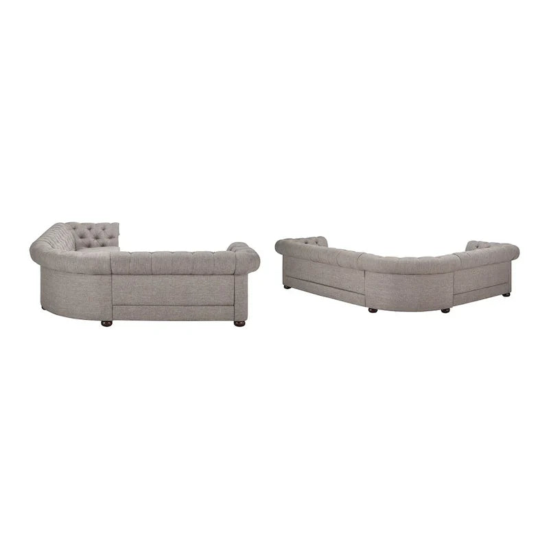 Canapé Sectionnel Chesterfield 6 Places Forme L Gdansk