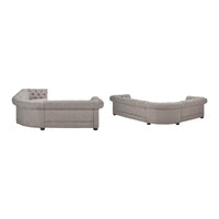 Canapé Sectionnel Chesterfield 6 Places Forme L Gdansk