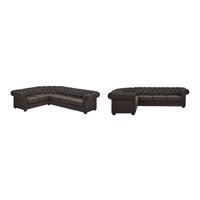 Canapé Sectionnel Chesterfield 6 Places Forme L Gdansk