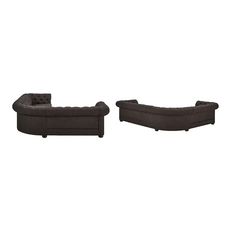 Canapé Sectionnel Chesterfield 6 Places Forme L Gdansk