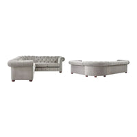 Canapé Sectionnel Chesterfield 6 Places Forme L Gdansk