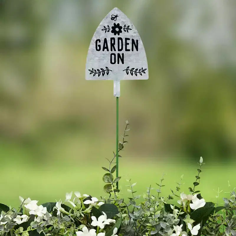 Piquets de jardin humoristiques The Lakeside Collection en forme de pelle - Lot de 3 -