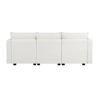 Collection DIY Moderne - Canapé Sectionnel Modulable Convertible - Canapé en Lin pour Salon Appartement Bureau