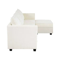 Collection DIY Moderne - Canapé Sectionnel Modulable Convertible - Canapé en Lin pour Salon Appartement Bureau