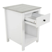 Table d'appoint avec tiroir et étagère, petite table de rangement à 2 niveaux, table de chevet avec tiroir, table d'appoint avec rangement