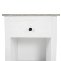 Table d'appoint avec tiroir et étagère, petite table de rangement à 2 niveaux, table de chevet avec tiroir, table d'appoint avec rangement